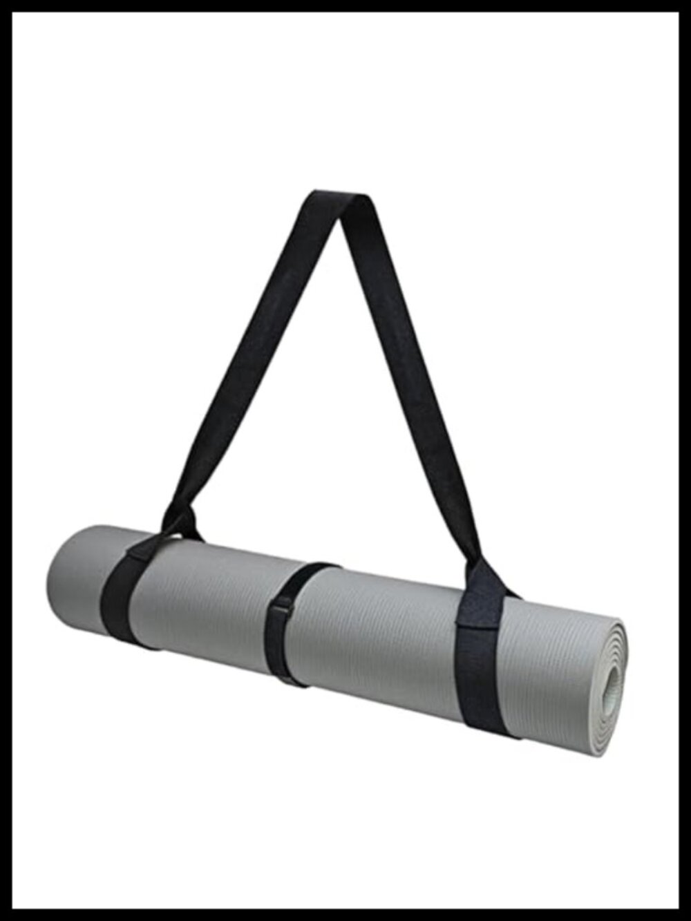 Adjustable Yoga Mat Strap Carrier, Wide Hook-and-Loop Yoga Mat Holder,